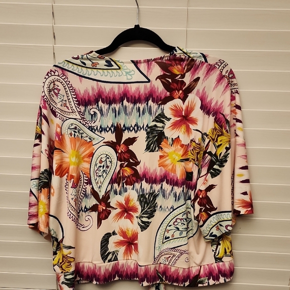 Chico Chic Floral Tie-Front Kimono 2P (LP) - Picture 5 of 9